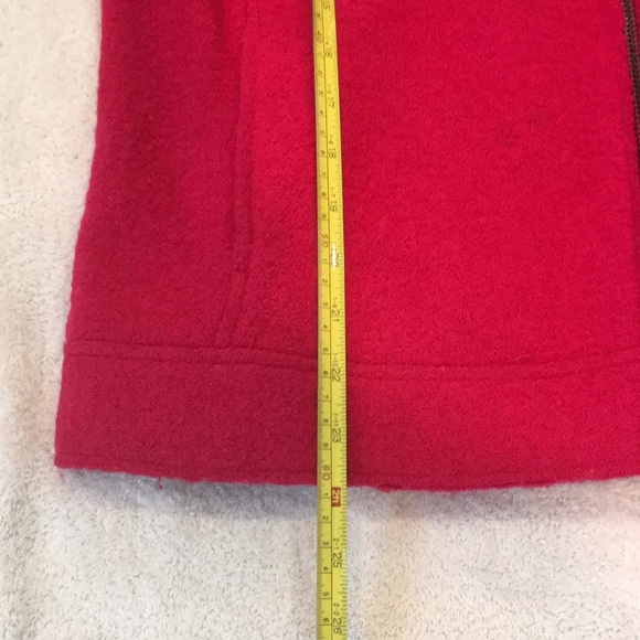 Tahari hot pink wool boucle moto style jacket - Picture 12 of 12